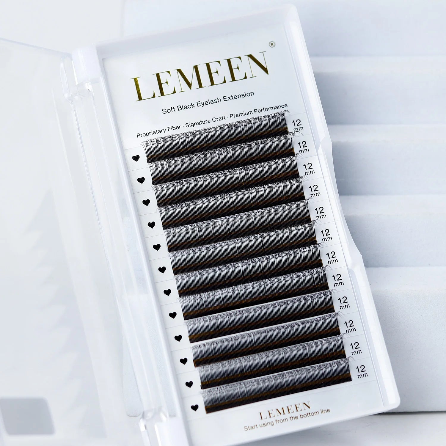 LEMEEN Extensão de Cílios 2D em Y - Mais Denso, Macio e Natural