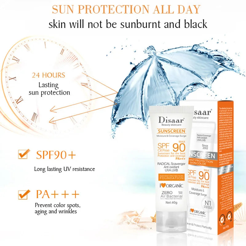 Protetor Solar Facial e Corporal Clareador — FPS Alto