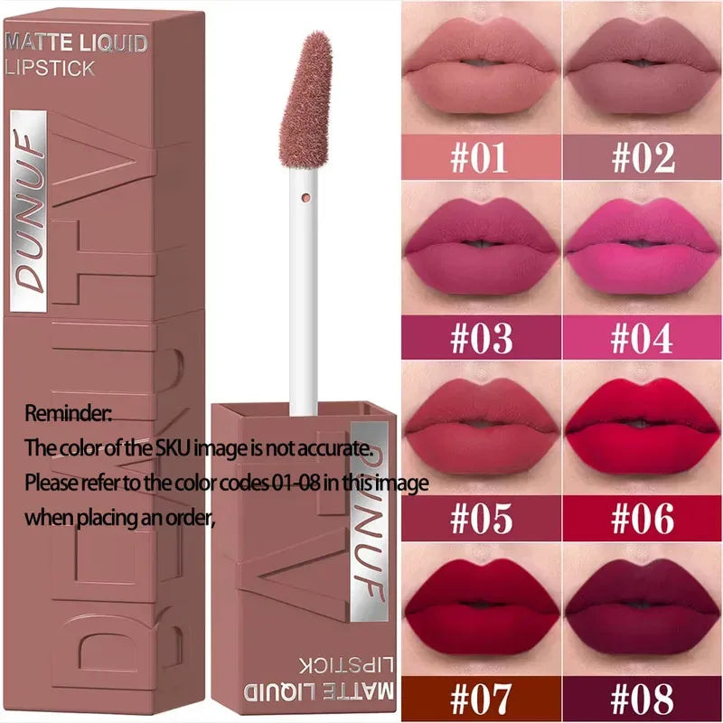 Batom Matte Velvet — Acabamento Aveludado e Longa Duração