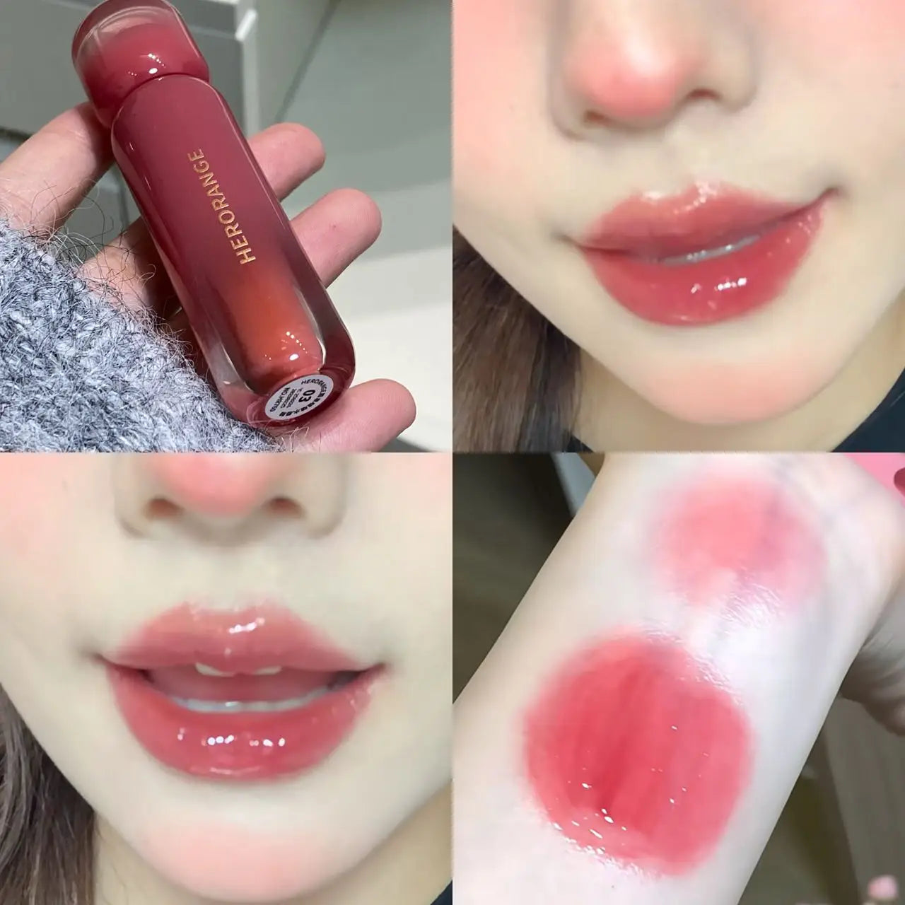 Gloss Labial Mirror Uva Defumada - Hidratante e Longa Duração