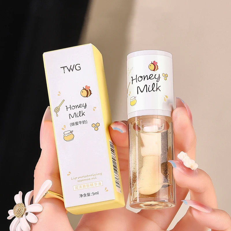 Gloss Labial Jelly Coreano com Pincel - Óleo Hidratante Longa Duração