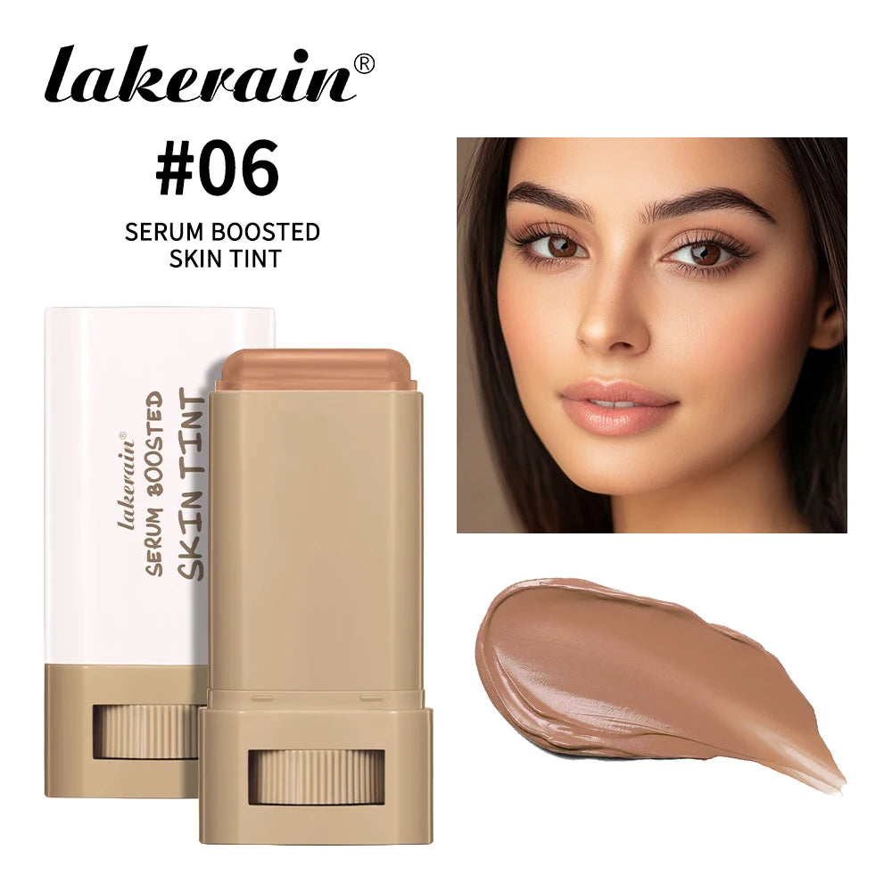 Bastão de Base Magic Eraser - Skin Tint com Sérum, Alta Cobertura e Efeito Aveludado