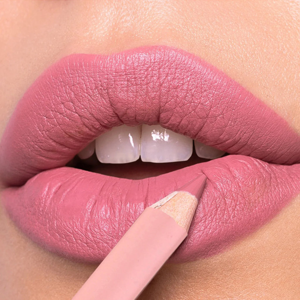 Lápis Delineador Labial Matte 12 Cores - Impermeável e Duradouro