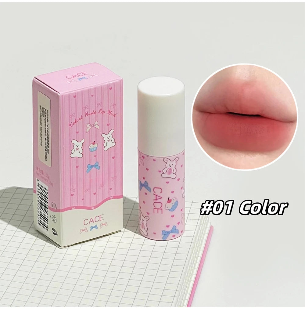 Kit Batom Matte Veludo Little Bunny - Textura Sedosa Longa Duração