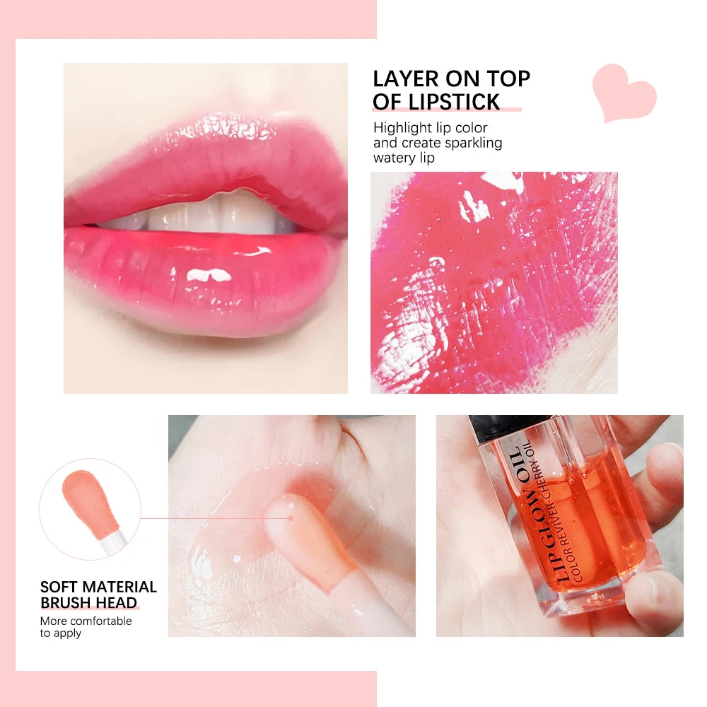 Lip Oil Gloss Hidratante — Brilho e Nutrição Labial