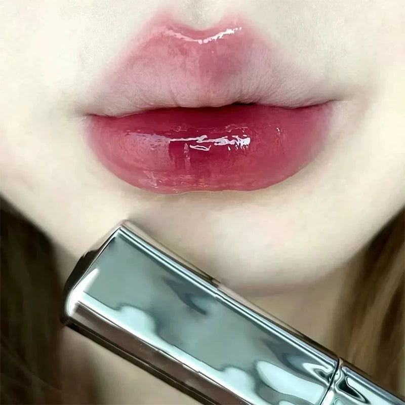 Gloss Labial Crystal Jelly Tubo Prata - 5 Cores Hidratante