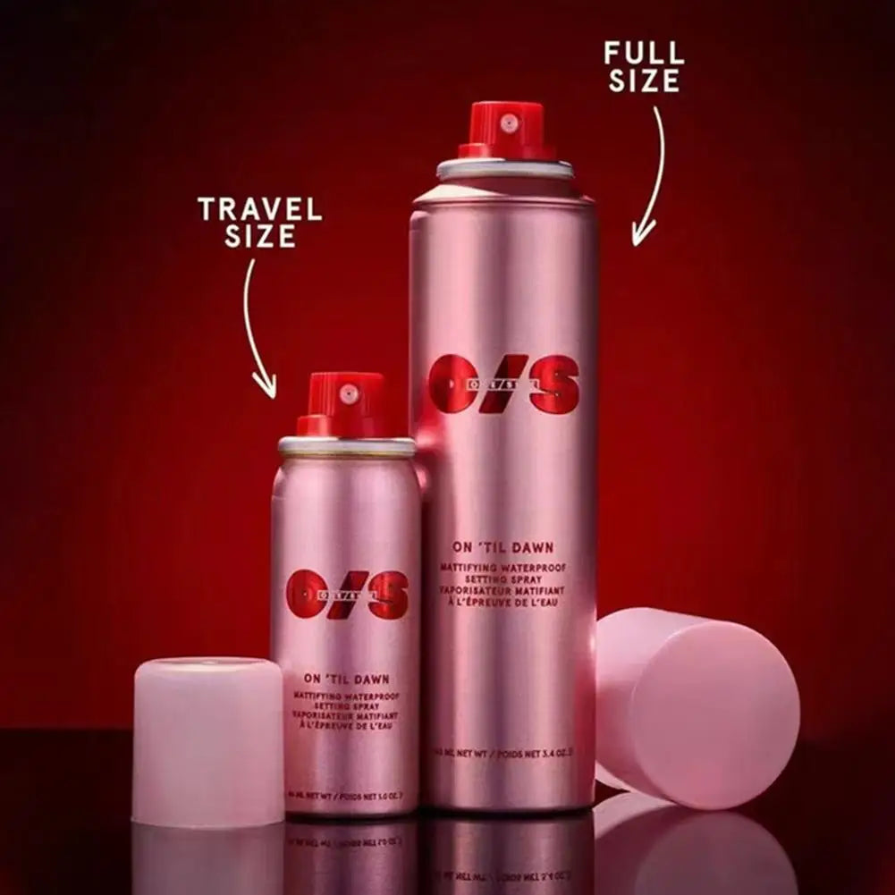 Oil Control Matte Setting Spray Waterproof Quick Fix Refreshing Long Lasting Delicate Finish Face Beauty Cosmetic