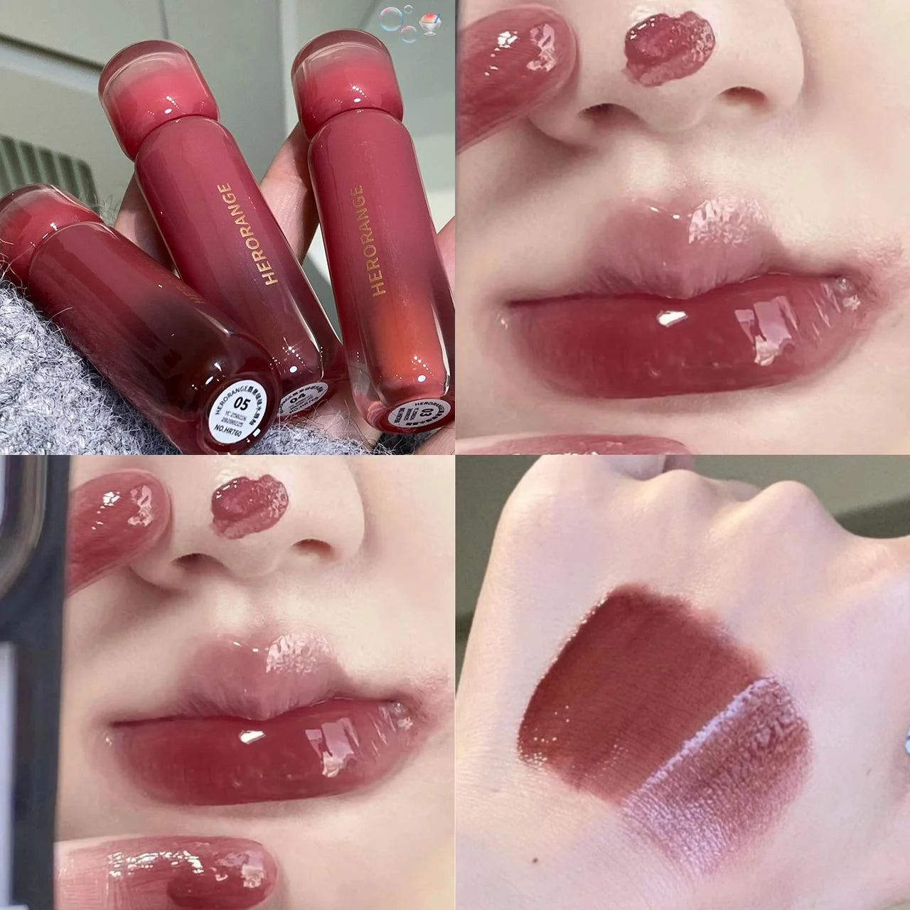 Gloss Labial Mirror Uva Defumada - Hidratante e Longa Duração
