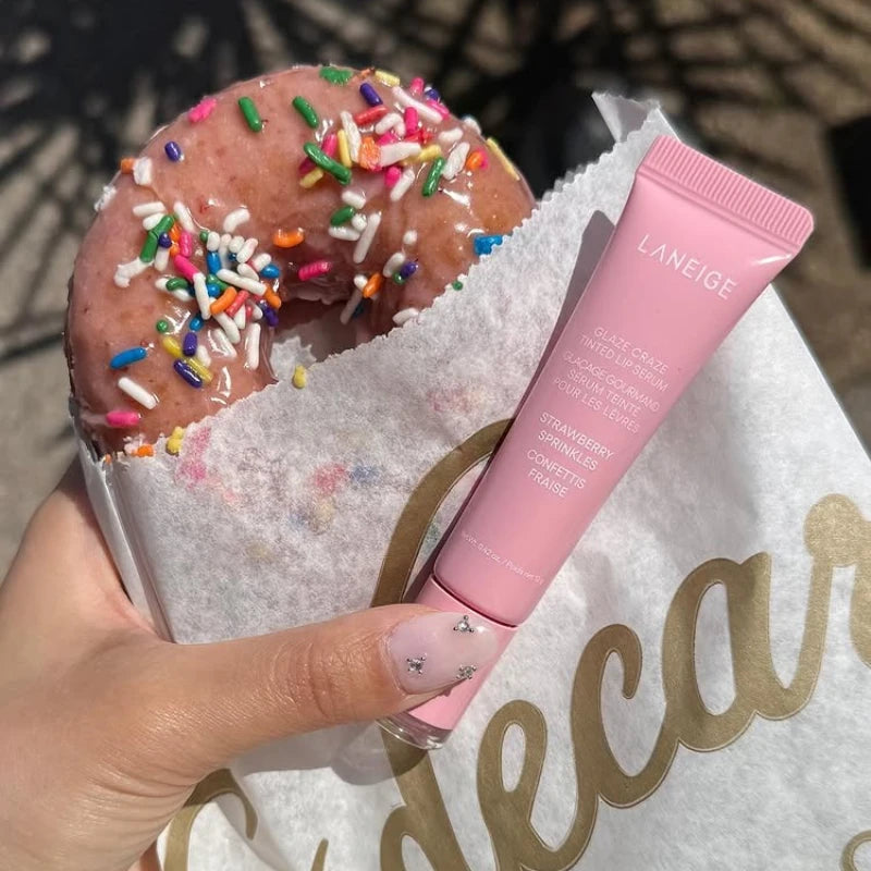Lip Balm Donut Gloss Espelhado — Hidratação e Brilho Intenso