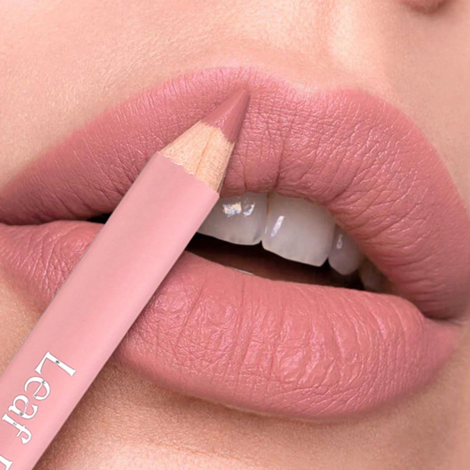 Lápis Delineador Labial Matte 12 Cores - Impermeável e Duradouro