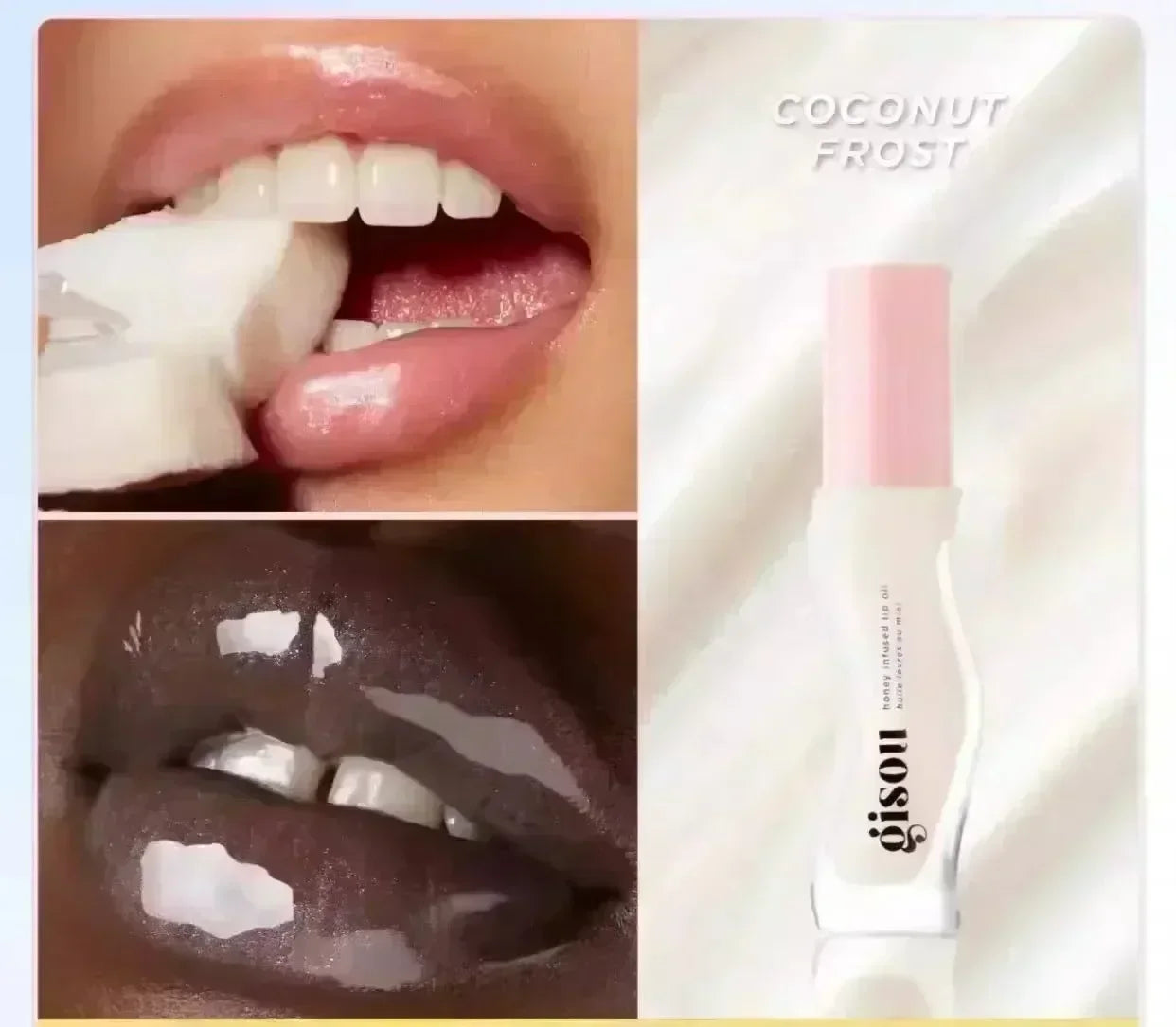 Lip Balm Gisou INS — Hidratante, Volumizador e Brilho Natural