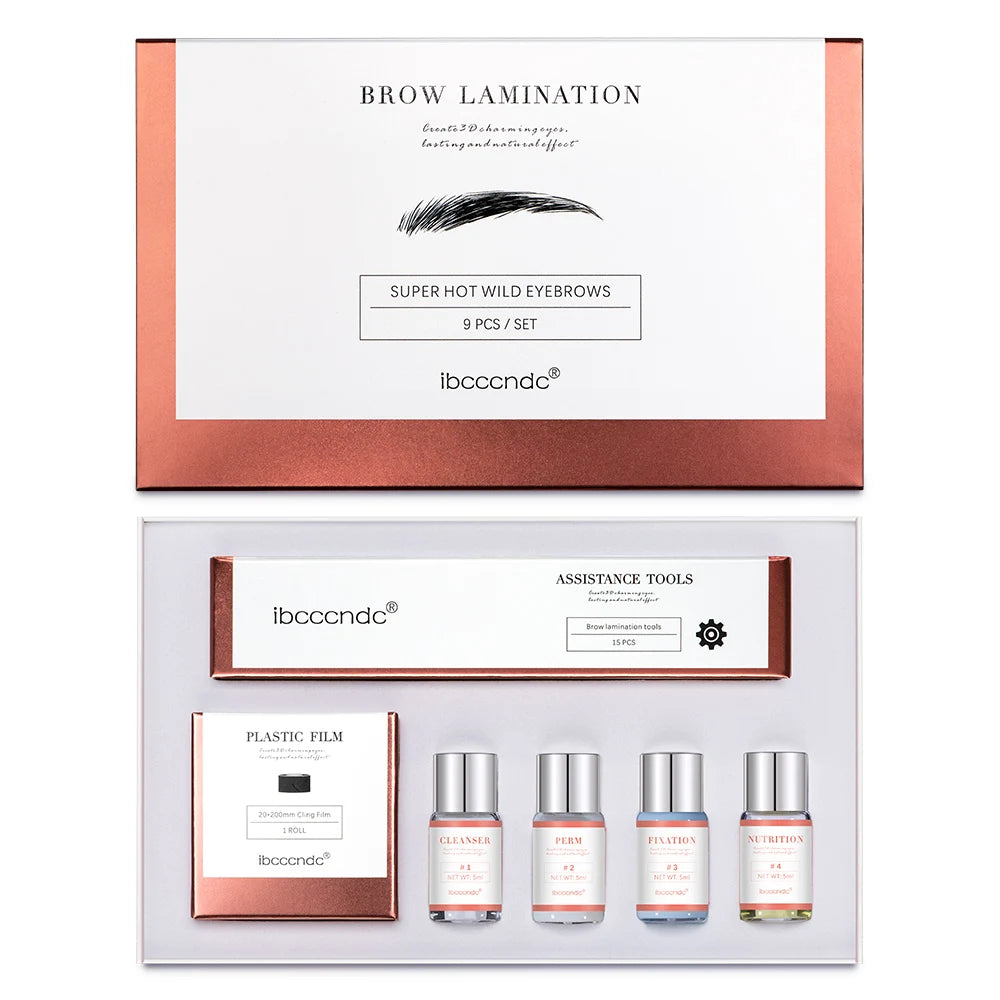 Kit de Laminação de Sobrancelhas - Brow Lift com Queratina