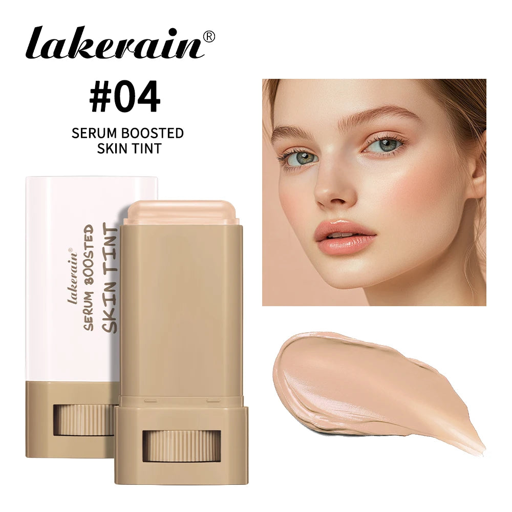Bastão de Base Magic Eraser - Skin Tint com Sérum, Alta Cobertura e Efeito Aveludado