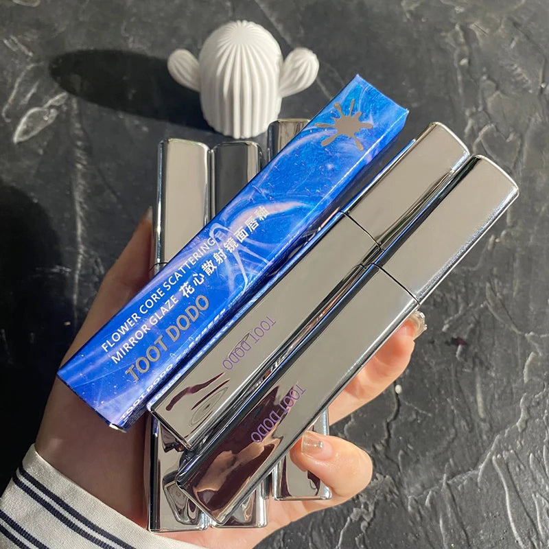 Gloss Labial Crystal Jelly Tubo Prata - 5 Cores Hidratante