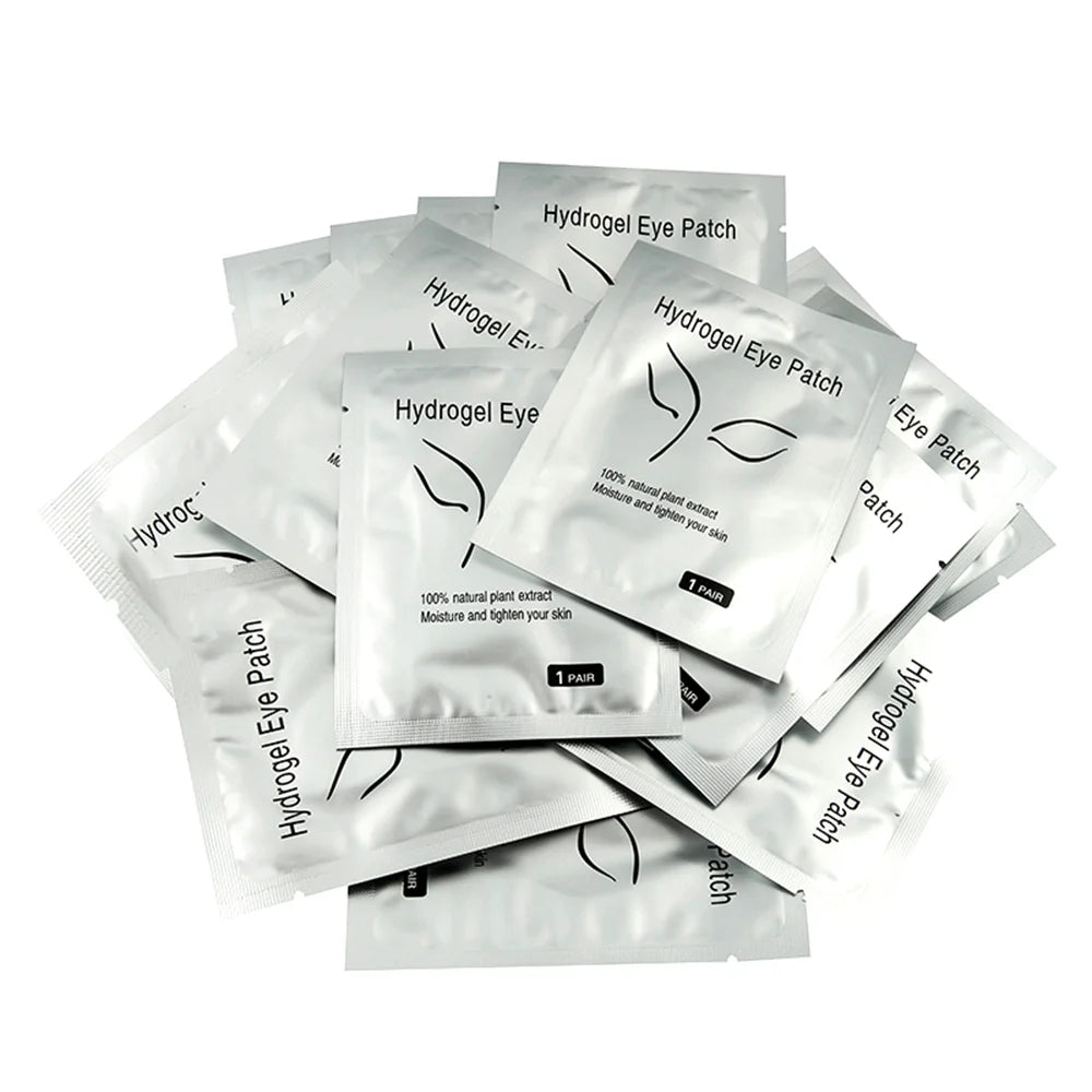 Patches de Hidrogel para Extensão de Cílios - 50 ou 100 Pares