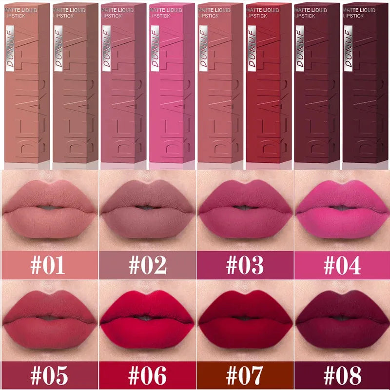Batom Matte Velvet — Acabamento Aveludado e Longa Duração