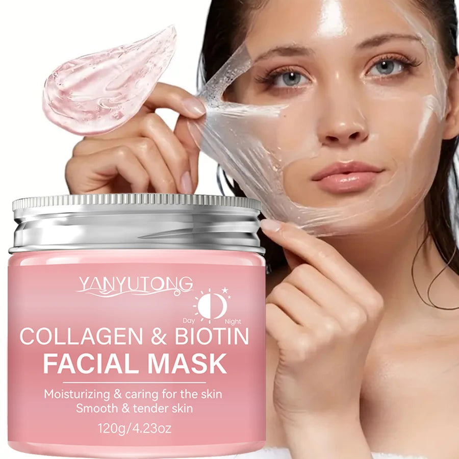 Máscara Facial de Colágeno Peel Off — Rejuvenescimento e Firmeza