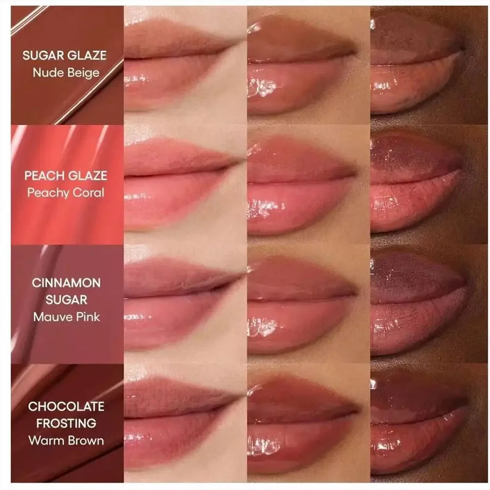 Lip Balm Donut Gloss Espelhado — Hidratação e Brilho Intenso