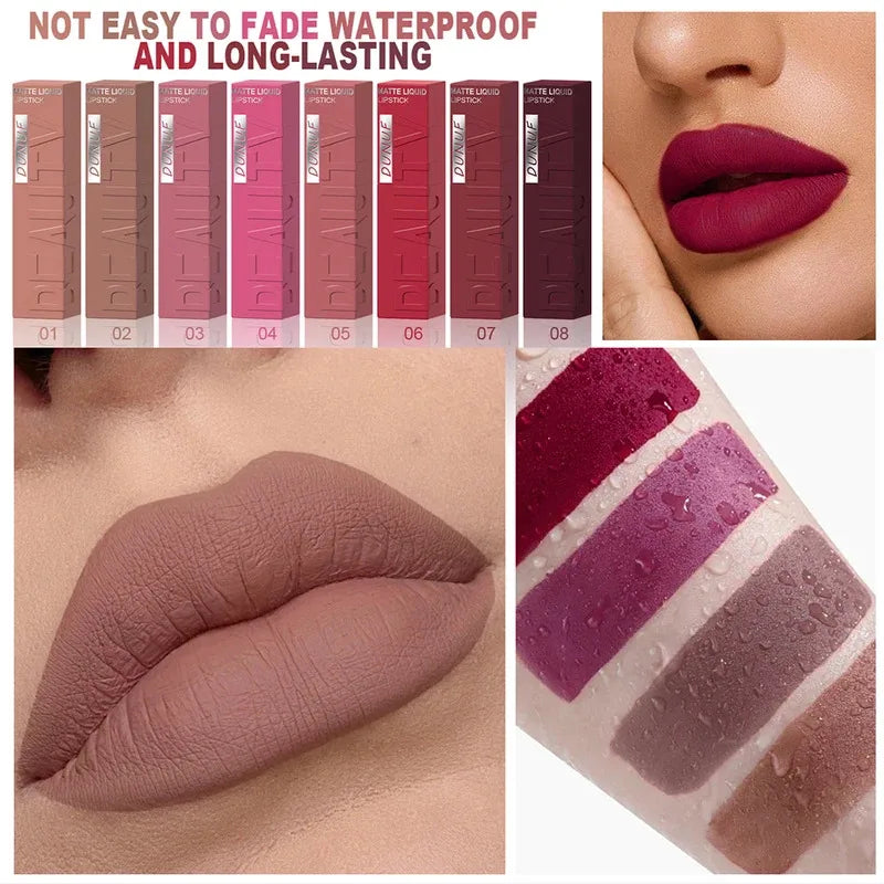 Batom Matte Velvet — Acabamento Aveludado e Longa Duração