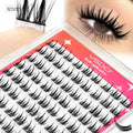 MEISHENJIE Cílios Postiços Adesivos 100 PCS - Extensão de Cílios DIY Sem Cola, Individual, Faux Cils