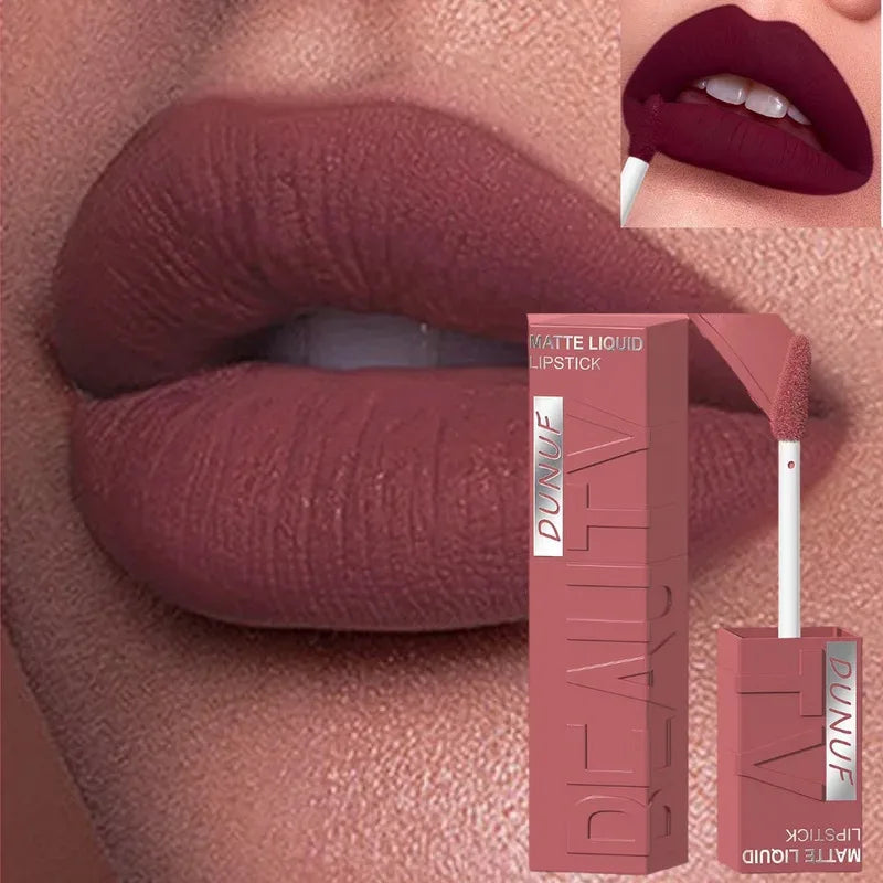 Batom Matte Velvet — Acabamento Aveludado e Longa Duração