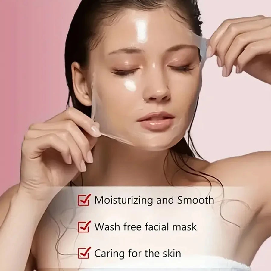 Máscara Facial de Colágeno Peel Off — Rejuvenescimento e Firmeza