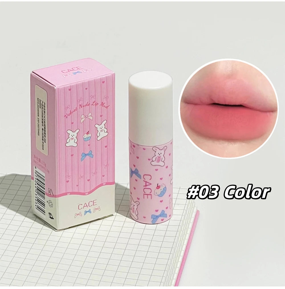 Kit Batom Matte Veludo Little Bunny - Textura Sedosa Longa Duração