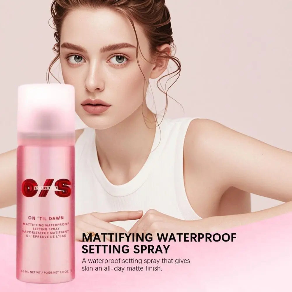 Oil Control Matte Setting Spray Waterproof Quick Fix Refreshing Long Lasting Delicate Finish Face Beauty Cosmetic