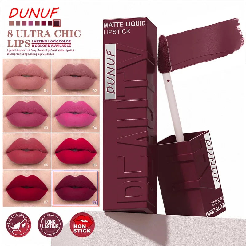 Batom Matte Velvet — Acabamento Aveludado e Longa Duração
