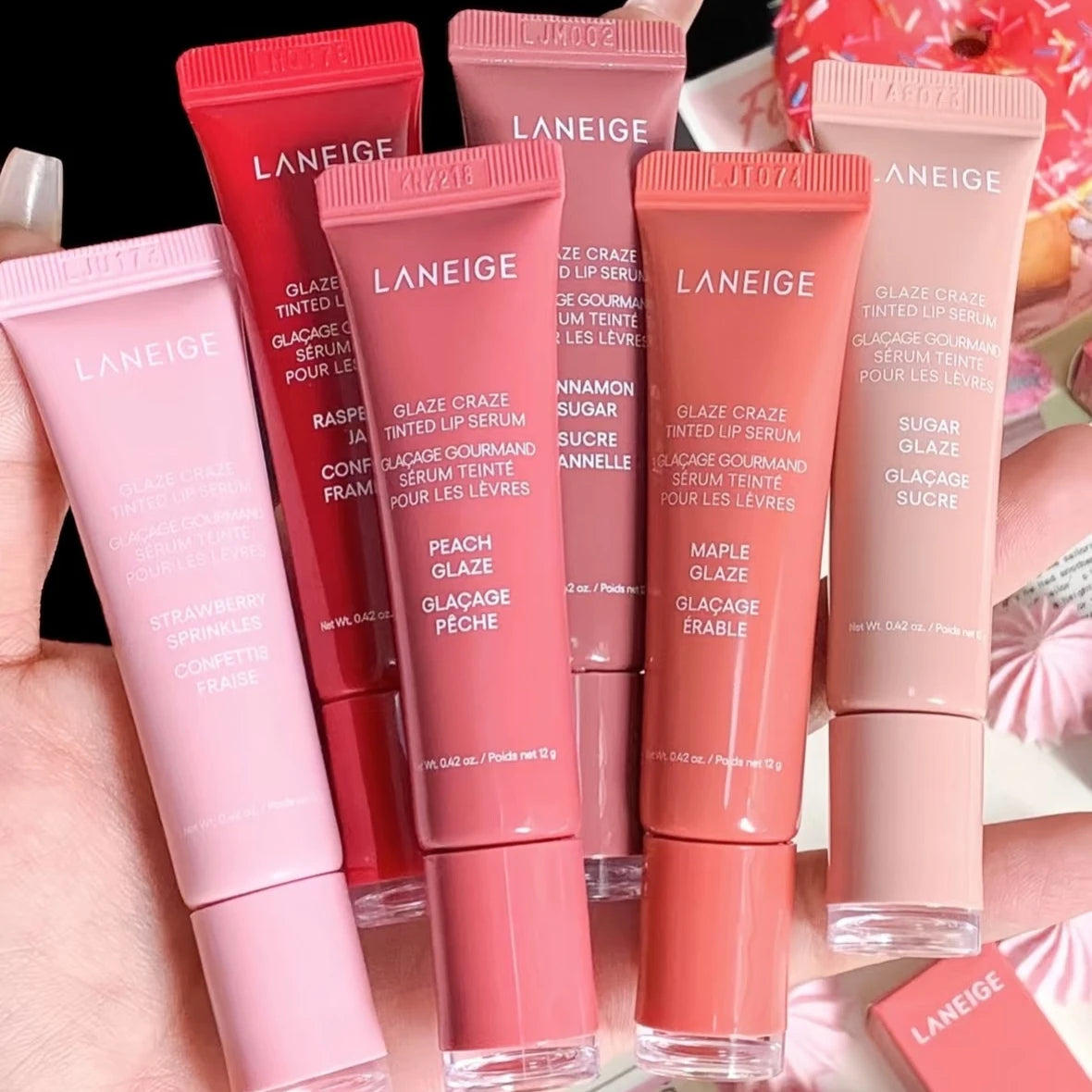 Lip Balm Donut Gloss Espelhado — Hidratação e Brilho Intenso