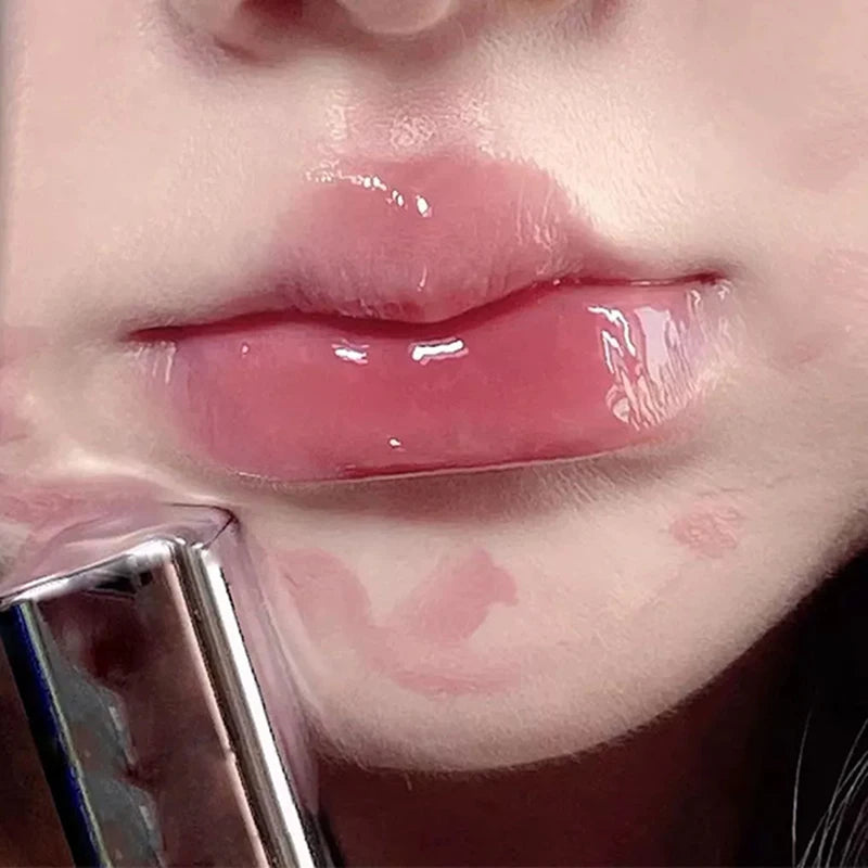 Gloss Labial Crystal Jelly Tubo Prata - 5 Cores Hidratante