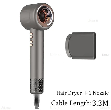 Secador de Cabelo Profissional 220V — Íons Negativos, Sem Hélice, Motor Brushless